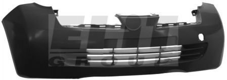 NS MICRA III (K12) 2/03-5/05 Бампер перед., грунт [certified] ELIT KH1609 900 EC (фото 1)