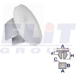 Втулка подКрилков (к-т:10 шт) размер:A = 20.1mm/C = 4.1mm/H = 10mm ELIT R C10102