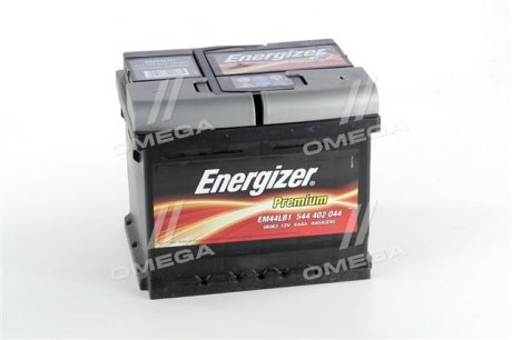 Аккумулятор 44Ah-12v Prem.(207х175х175), R,EN440 Energizer 544 402 044