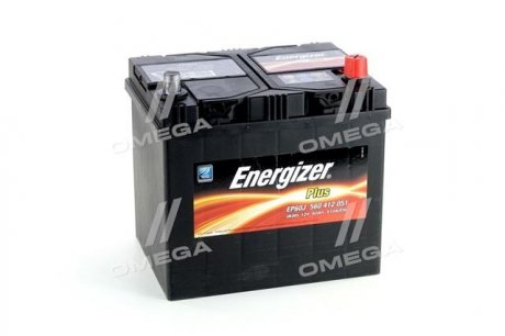 Акумулятор 60Ah-12v Plus (232х173х225), R,EN510 Азія Energizer 560 412 051 (фото 1)