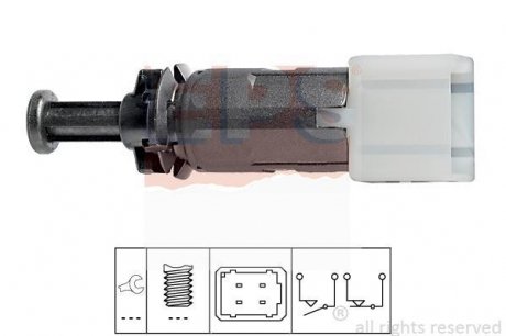 Датчик(4к-кта) зад.стоп Nissan Primastar/Renault M EPS 1810149