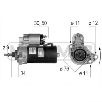 Стартер VW ERA 220189A