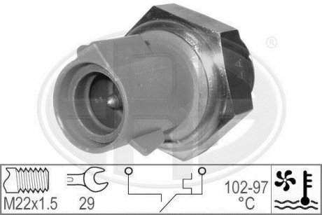 Датчик увімкнення вентилятора радіатора ERA 330185 (фото 1)