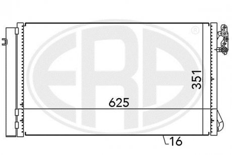 Радіатор ERA 667104