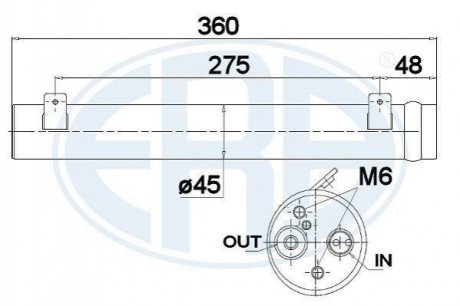 Осушувач кондиціонера ERA 668030