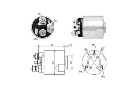 Втягуюче реле стартера ERA ZM5495