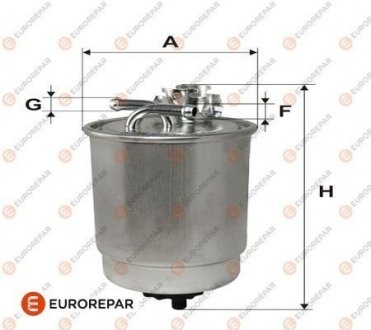 ФІЛЬТР ПАЛИВНИЙ ДИЗЕЛЬНИЙ EUROREPAR E148105