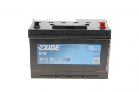 Акумуляторна батарея 95Aч 800A EFB (ASIA) R+ EXIDE EL954