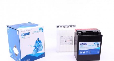 Стартерна батарея (акумулятор) EXIDE ETX14AHL-BS