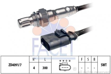 Лямбда-зонд FACET 10.8170 (фото 1)