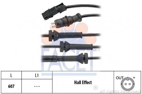 Датчик швидкості (ABS) FACET 21.0069