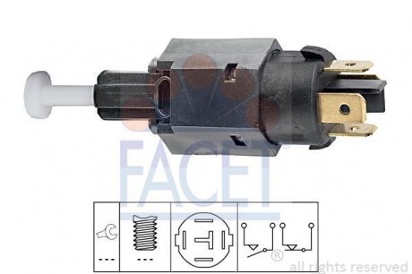 Датчик ввімкнення стоп-сигналу FACET 7.1065