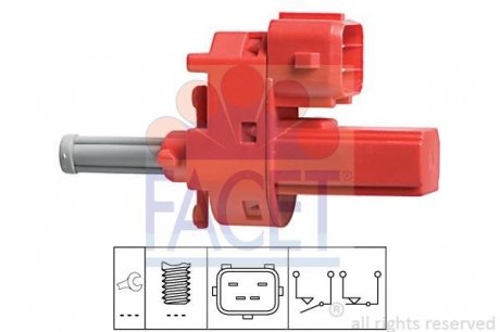 Датчик стоп-сигнала Focus 98-04/Transit 00-14 FACET 7.1140