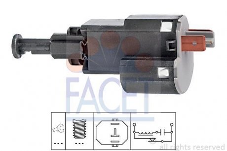 Датчик стоп-сигнала Opel Astra/Vectra (95-) FACET 7.1155