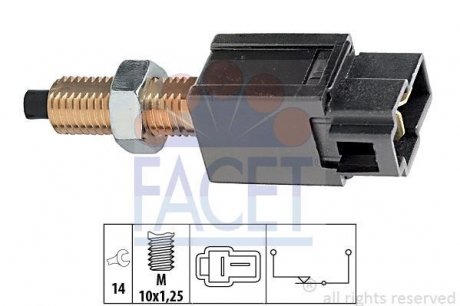 Датчик ввімкнення стоп-сигналу FACET 7.1169