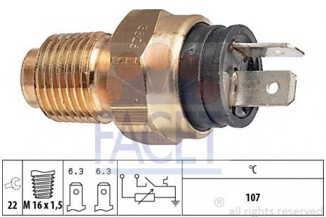 Датчик температури Ducato 2.5-2.8D/TD/Jumper/Boxer 2.8HDi 02> FACET 73526