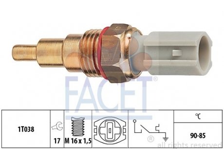 Датчик вмикання вентилятора FACET 7.5205