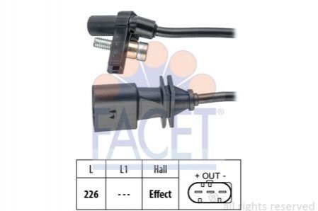 Датчик частоти обертання FACET 9.0759