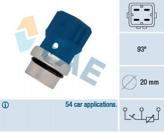Датчик температури охолоджуючої рідини FAE 34330