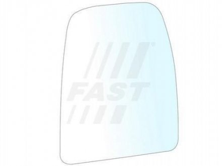 Стекло зеркала левое верхнее Iveco Daily (14-) с подогревом FAST FT88575