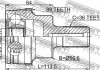 Шрус зовнішній задній 29x55.5x36 FEBEST 2110KUGA88R (фото 2)