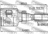 ШРКШ внутр. R 40.6x321 DUSTER 1.5-2.0 11- 26z/33z FEBEST 2411-DUSTRH (фото 2)