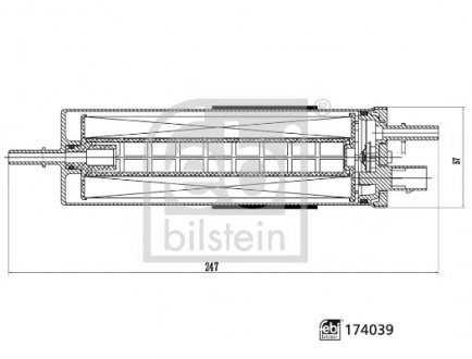 Фільтр палива FEBI BILSTEIN 174039