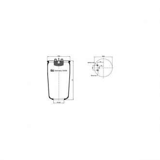 Пневморесора підвіски FEBI FEBI BILSTEIN 35494