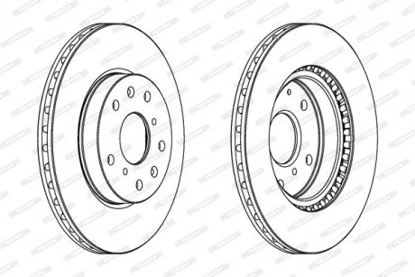 Диск гальмівний FERODO DDF1620C