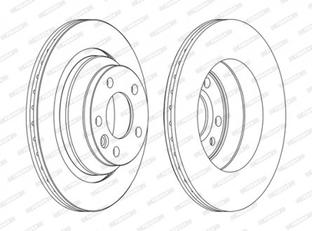 Диск гальмівний FERODO DDF1698C