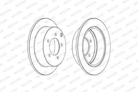 Гальмівний диск FERODO DDF1986C