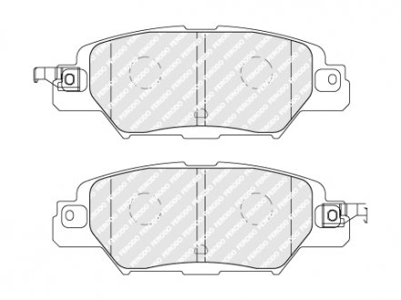 Тормозные колодки FERODO FDB5116