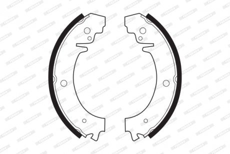 Комплект барабанних гальмівних колодок FERODO FSB59
