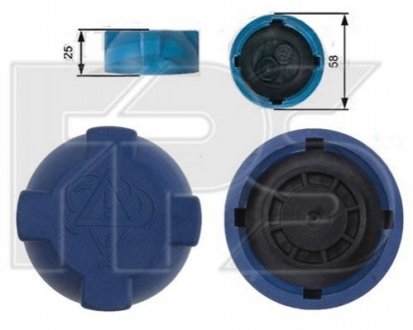 Кришка розширювального бачка пластикова FPS FP 0013 103