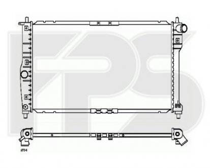 Радіатор охолодження FPS FP 22 A775
