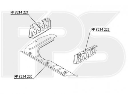 Ремчастина пластикова FPS FP 3214 221
