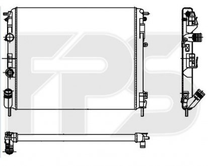 Радіатор охолодження FPS FP 56 A933 (фото 1)