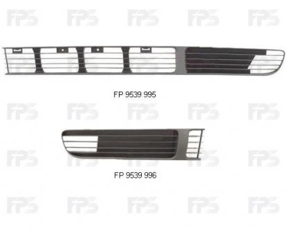 Решітка пластикова FPS FP 9539 995