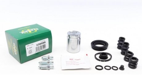 Ремкомплект супорта (заднього) VW Golf/Passat (d=38mm) Lucas (+поршень з механізмом) FRENKIT 238988