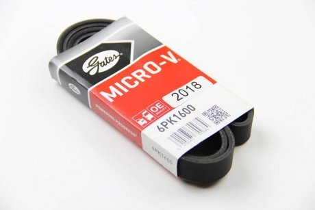 Ремень поликлин. Gates 6PK1600