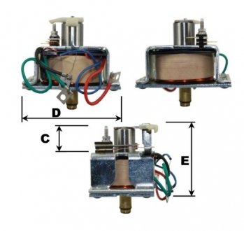 Втягуюче реле стартера GHIBAUDI E3361