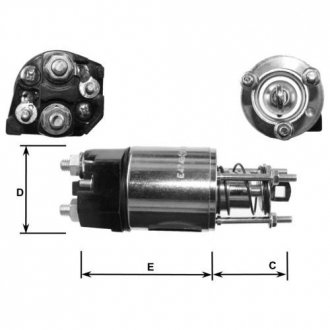 Втягуюче реле стартера GHIBAUDI E4748