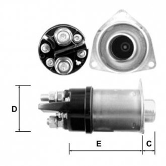 Втягуюче реле стартера GHIBAUDI E5360