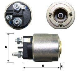 Втягуюче реле стартера GHIBAUDI E9047