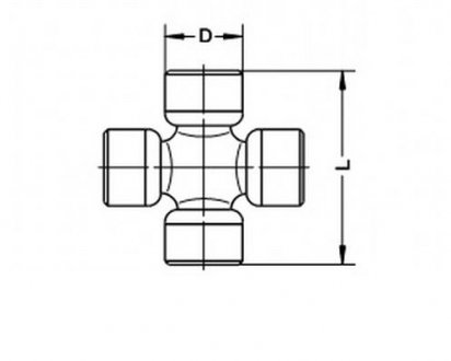 Крестовина GKN (Lobro) U058