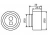 Ролик натяжний ременя ГРМ CITROEN AX/PEUGEOT 106 92-96 (вир-во) GMB GT50520 (фото 5)