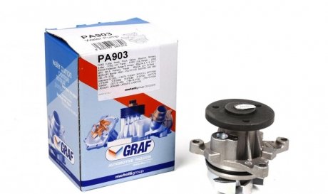 Помпа води Ford C-Max I/Focus II/III/Mondeo III/IV/V/Mazda 3/5/6/CX-7 1.8/2.0/2.3 00- (R/B) (6 лоп.) GRAF PA903