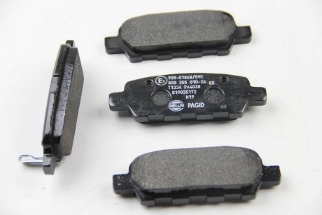 Колодки гальмівні дискові комплект; задн. HELLA 8DB355010241