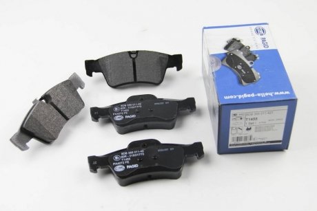Колодки гальмівні дискові комплект; задн. HELLA 8DB355011421