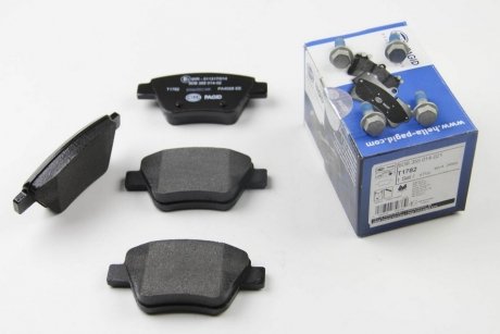 Колодки гальмівні дискові комплект; задн. HELLA 8DB355014021